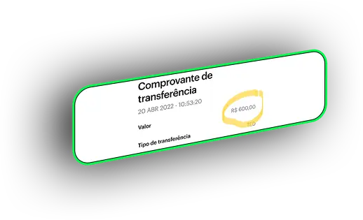 resultado trade R$ 600,00