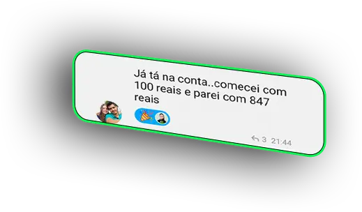 resultado trade R$ 847,00